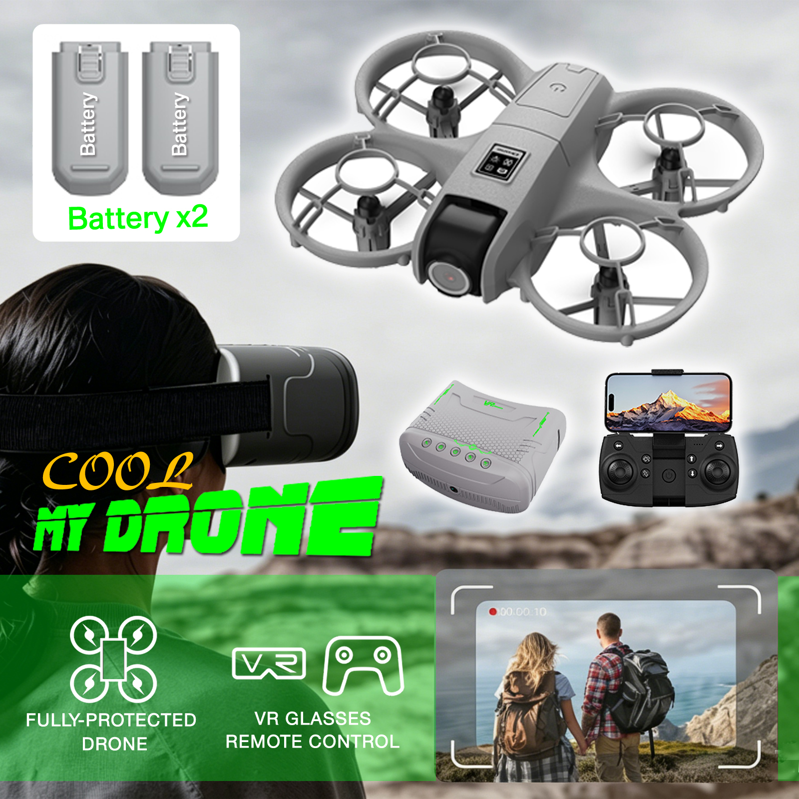 Mini Drone That Is Easy For Be - Drone Battery Adapter ulasan dan harga