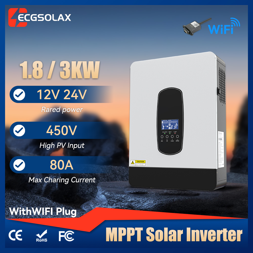ECGSOLAX 3KW 1.8KW Solar Hybri - Drone Solar Charger ulasan dan harga