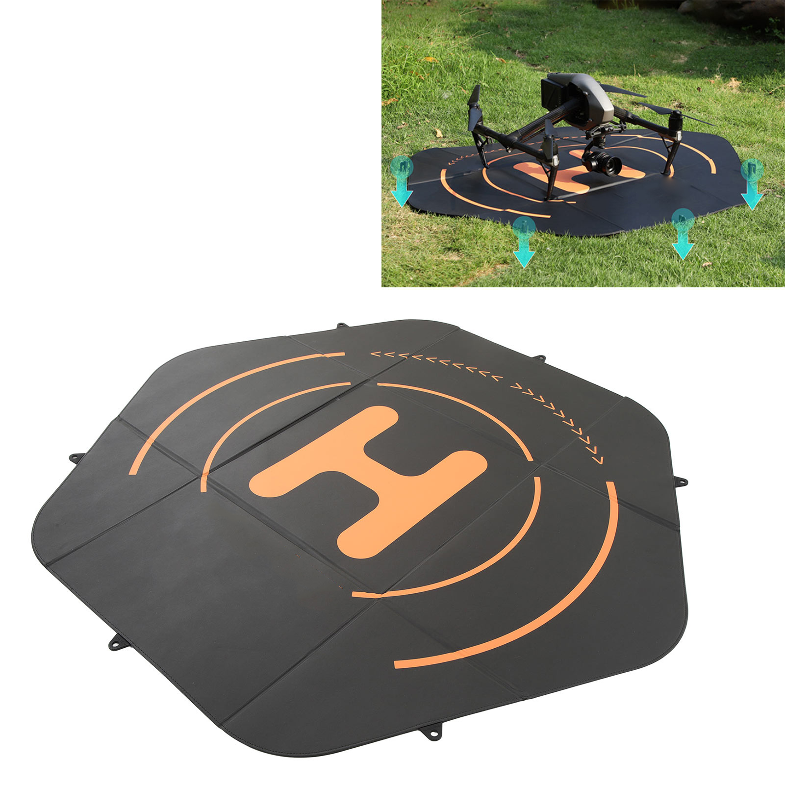 Drone Landing Pads Black Helic - Drone Landing Pad ulasan dan harga