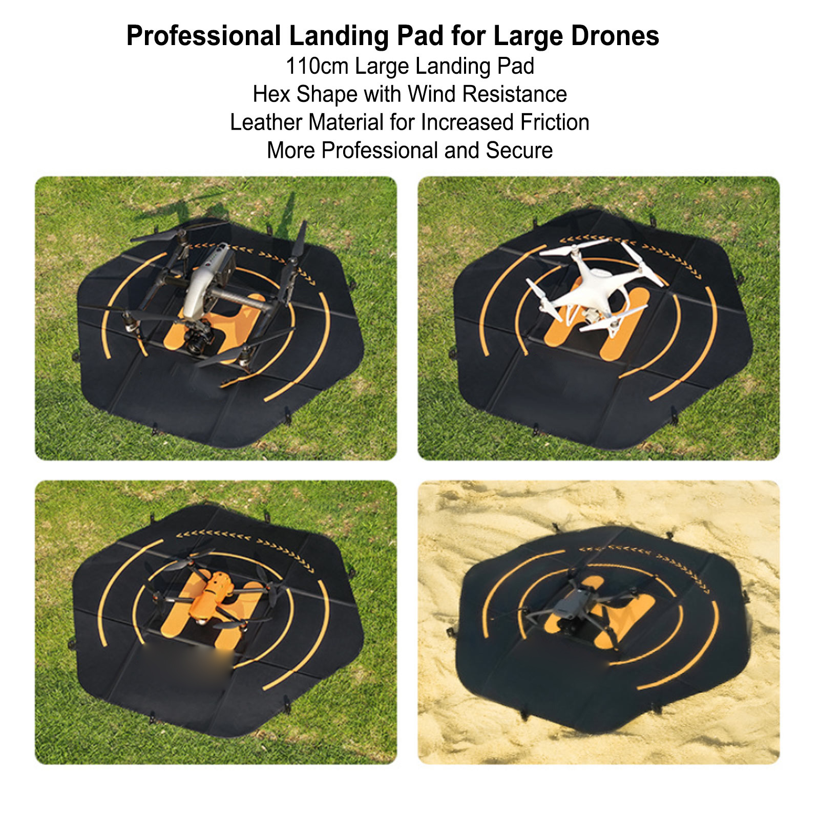 Drone Landing Pads Black Helic - Drone Landing Pad ulasan dan harga