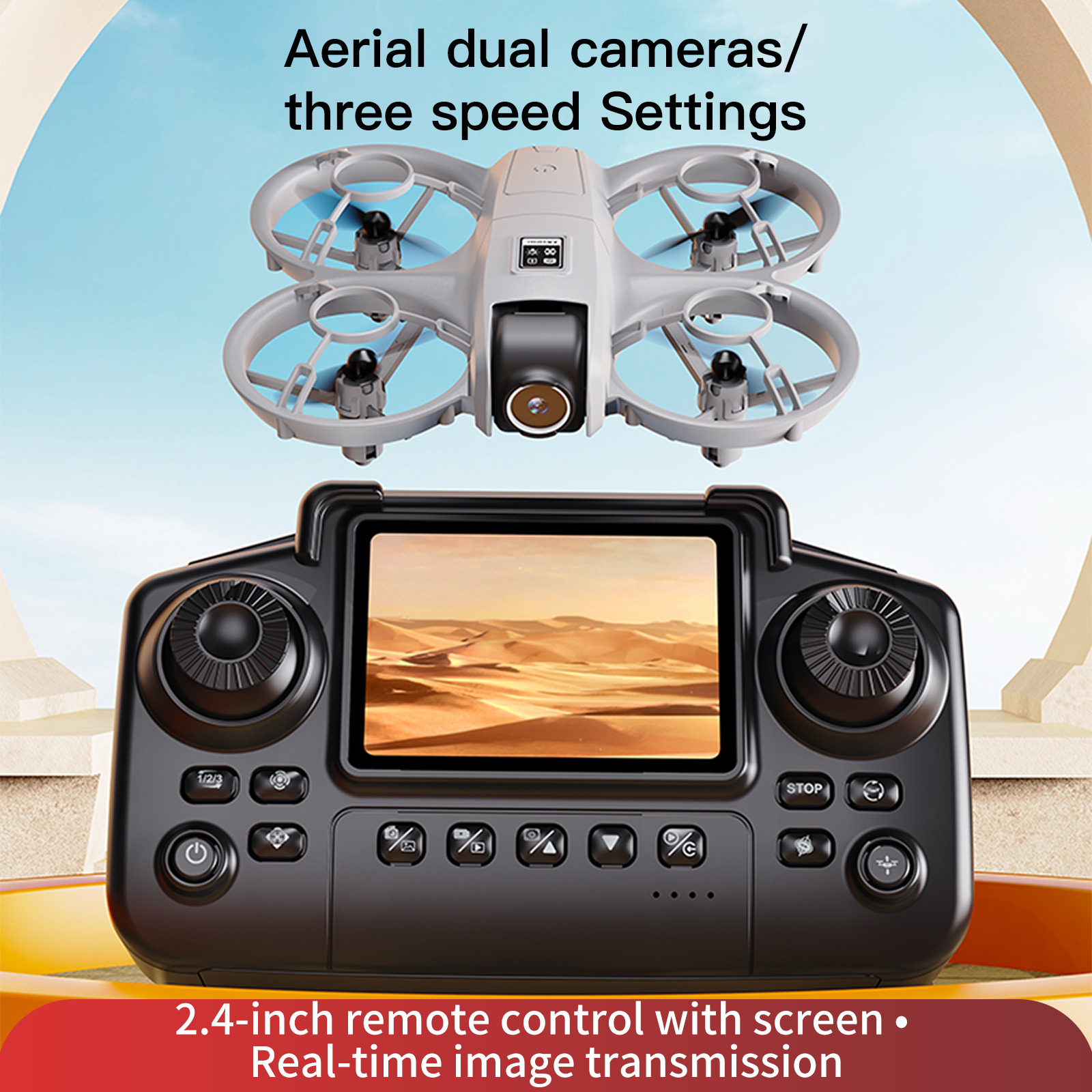 YL3 Remote-Controlled Drone wi - Drone Controller Screen ulasan dan harga