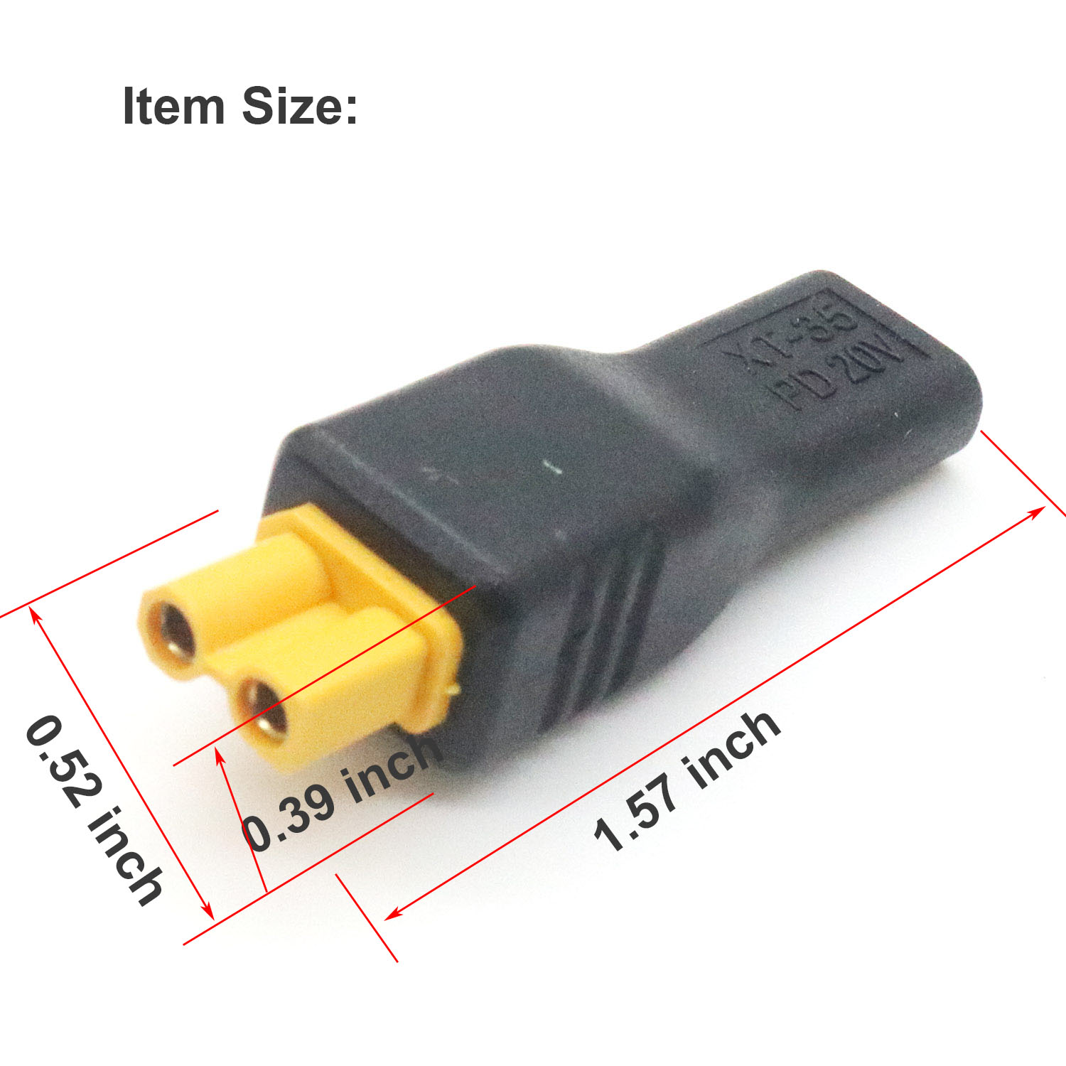 1pc USB Type C Female Input to - Drone Power Bank ulasan dan harga