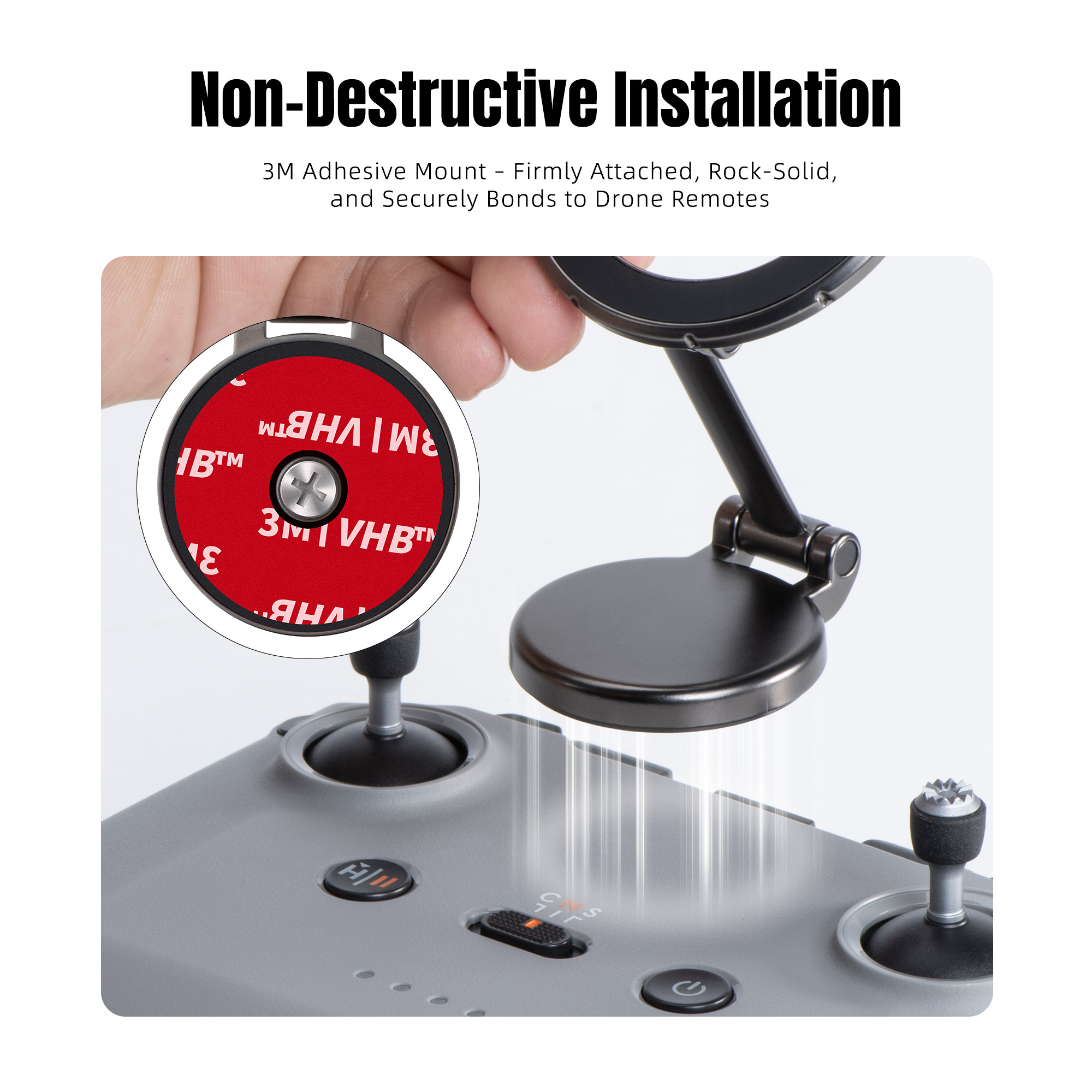 360 ° Rotation Foldable Magnet - Drone Tablet Mount ulasan dan harga